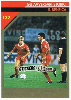 Sticker Il Benfica - Milan 1992-1993 - Masters Cards