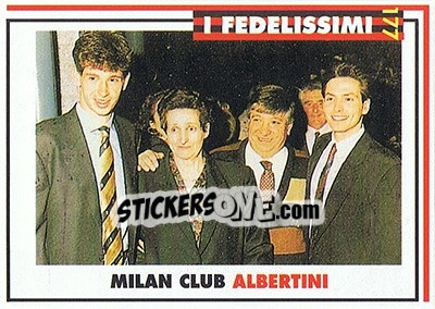 Figurina Milan club Demetrio Albertini
