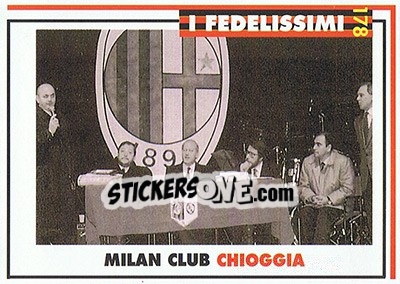 Figurina Milan club Chioggia