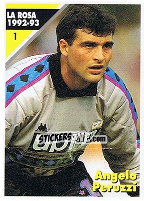 Sticker Angelo Peruzzi - Juventus Turin 1992-1993 n. 1 - Masters Cards