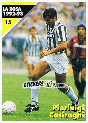 Sticker Pierluigi Casiraghi - Juventus Turin 1992-1993 n. 15 - Masters Cards