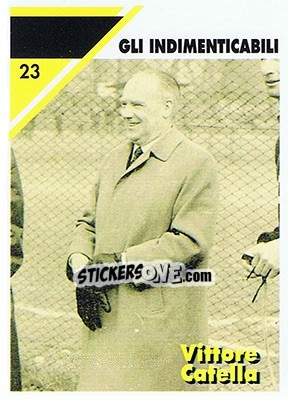Sticker Vittore Catella - Juventus Turin 1992-1993 n. 23 - Masters Cards