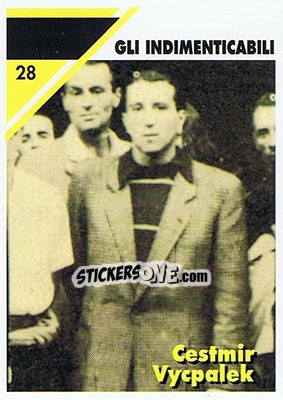 Sticker Cestmir Vycpalek - Juventus Turin 1992-1993 n. 28 - Masters Cards