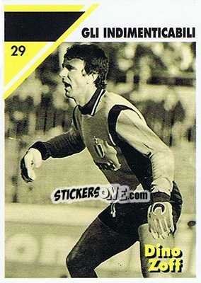Sticker Dino Zoff - Juventus Turin 1992-1993 n. 29 - Masters Cards