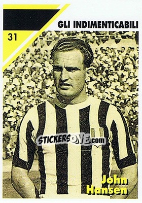 Figurina John Hansen - Juventus Turin 1992-1993 n. 31 - Masters Cards