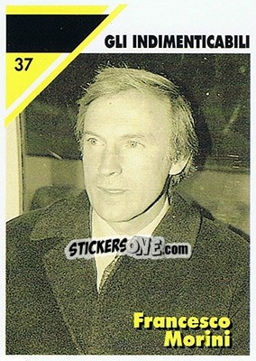 Sticker Francesco Morini - Juventus Turin 1992-1993 n. 37 - Masters Cards