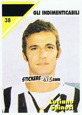 Sticker Luciano Spinosi - Juventus Turin 1992-1993 - Masters Cards