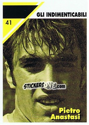 Figurina Pietro Anastasi - Juventus Turin 1992-1993 - Masters Cards