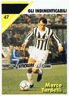 Sticker Marco Tardelli - Juventus Turin 1992-1993 n. 47 - Masters Cards