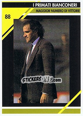 Figurina Maggior numero di vittorie - Juventus Turin 1992-1993 - Masters Cards