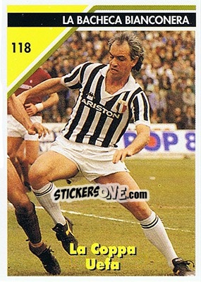 Sticker La coppa UEFA - Juventus Turin 1992-1993 n. 118 - Masters Cards