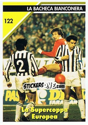 Sticker La supercoppa europea - Juventus Turin 1992-1993 n. 122 - Masters Cards