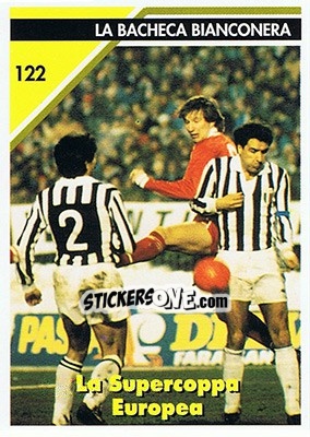 Figurina La supercoppa europea - Juventus Turin 1992-1993 - Masters Cards