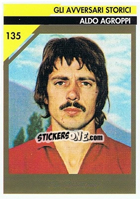 Sticker Aldo Agroppi - Juventus Turin 1992-1993 n. 135 - Masters Cards