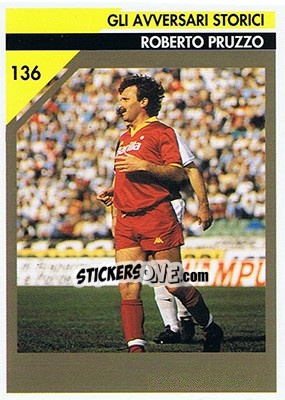Sticker Roberto Pruzzo - Juventus Turin 1992-1993 - Masters Cards