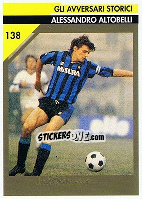 Figurina Alessandro Altobelli - Juventus Turin 1992-1993 - Masters Cards