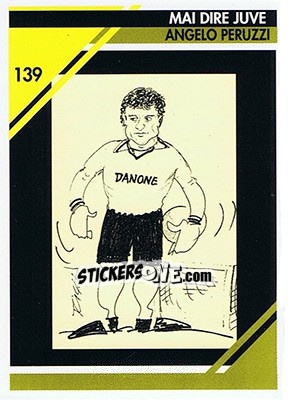 Sticker Angelo Peruzzi - Juventus Turin 1992-1993 n. 139 - Masters Cards