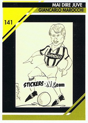 Sticker Giancarlo Marocchi - Juventus Turin 1992-1993 - Masters Cards