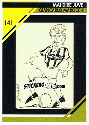 Sticker Giancarlo Marocchi - Juventus Turin 1992-1993 n. 141 - Masters Cards