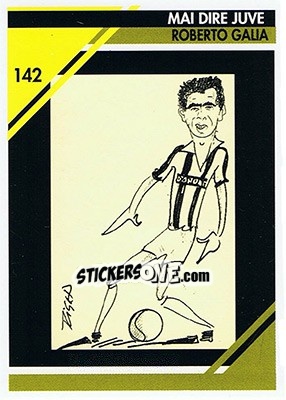 Sticker Roberto Galia - Juventus Turin 1992-1993 n. 142 - Masters Cards