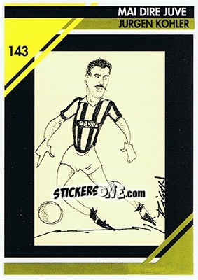 Cromo Jurgen Kohler - Juventus Turin 1992-1993 n. 143 - Masters Cards