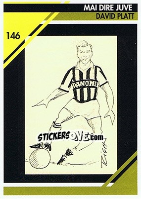 Cromo David Platt - Juventus Turin 1992-1993 - Masters Cards