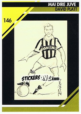 Sticker David Platt - Juventus Turin 1992-1993 n. 146 - Masters Cards