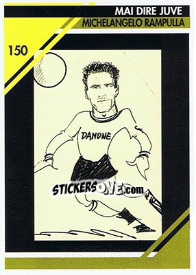 Sticker Michelangelo Rampulla - Juventus Turin 1992-1993 n. 150 - Masters Cards