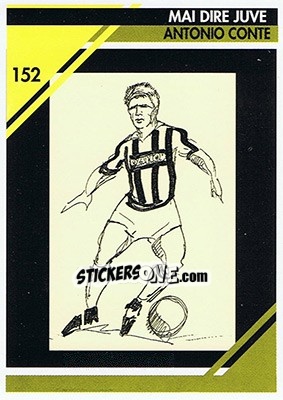 Sticker Antonio Conte - Juventus Turin 1992-1993 n. 152 - Masters Cards