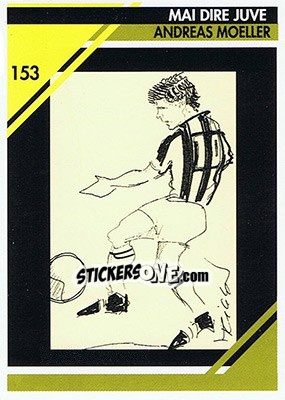Cromo Andreas Möller - Juventus Turin 1992-1993 - Masters Cards