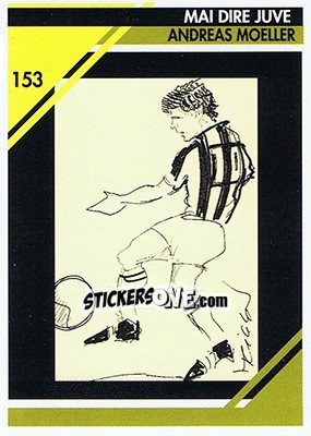 Sticker Andreas Möller - Juventus Turin 1992-1993 n. 153 - Masters Cards