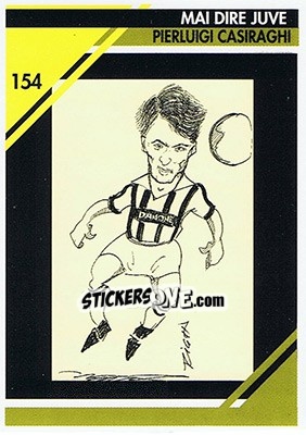 Sticker Pierluigi Casiraghi - Juventus Turin 1992-1993 n. 154 - Masters Cards