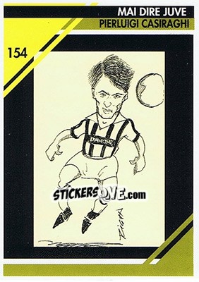 Sticker Pierluigi Casiraghi - Juventus Turin 1992-1993 - Masters Cards