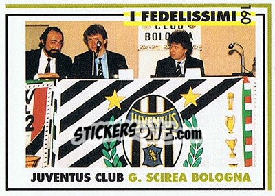 Sticker Juventus club Gaetano Scirea Bologna - Juventus Turin 1992-1993 n. 160 - Masters Cards