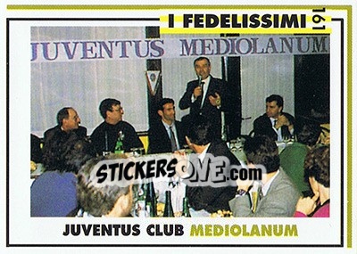 Figurina Juventus club Mediolanum