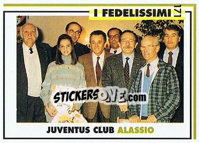 Sticker Juventus club Alassio - Juventus Turin 1992-1993 n. 171 - Masters Cards