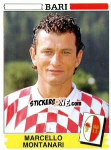 Sticker Marcello Montanari - Calciatori 1994-1995 - Panini