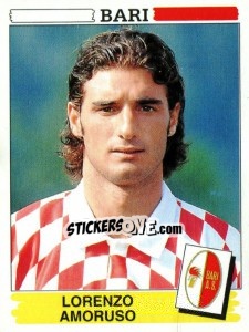 Sticker Lorenzo Amoruso - Calciatori 1994-1995 n. 9 - Panini