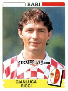 Sticker Gianluca Ricci - Calciatori 1994-1995 n. 10 - Panini
