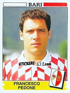 Sticker Francesco Pedone - Calciatori 1994-1995 - Panini