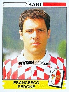 Sticker Francesco Pedone - Calciatori 1994-1995 n. 12 - Panini