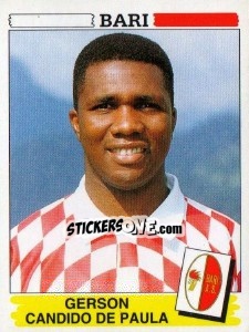 Sticker Gerson Candido De Paula - Calciatori 1994-1995 - Panini