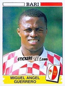 Sticker Miguel Angel Guerrero - Calciatori 1994-1995 - Panini