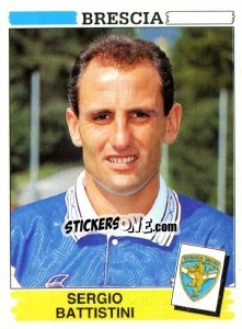 Sticker Sergio Battistini - Calciatori 1994-1995 - Panini