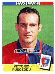 Sticker Vittorio Pusceddu - Calciatori 1994-1995 - Panini