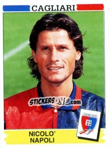 Sticker Nicolo' Napoli - Calciatori 1994-1995 - Panini