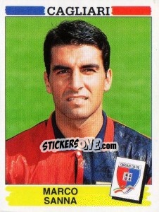 Sticker Marco Sanna - Calciatori 1994-1995 n. 52 - Panini