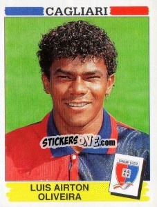 Sticker Luis Airton Oliveira - Calciatori 1994-1995 - Panini