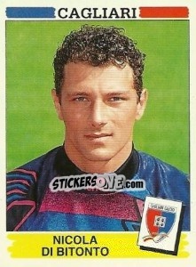 Sticker Nicola Di Bitonto - Calciatori 1994-1995 - Panini