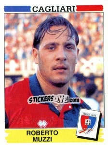 Sticker Roberto Muzzi - Calciatori 1994-1995 n. 60 - Panini